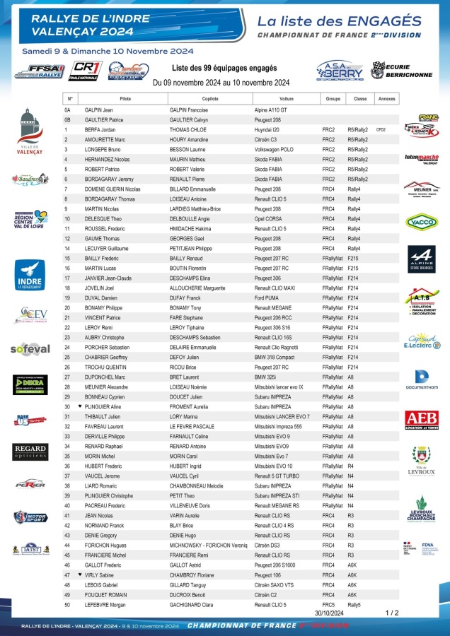 Cliquez sur l'image pour la voir en taille réelle 

Nom : 		Rallye de l’Indre – Valençay 2024 - 01.jpg 
Affichages :	301 
Taille :		226,0 Ko 
ID : 			581